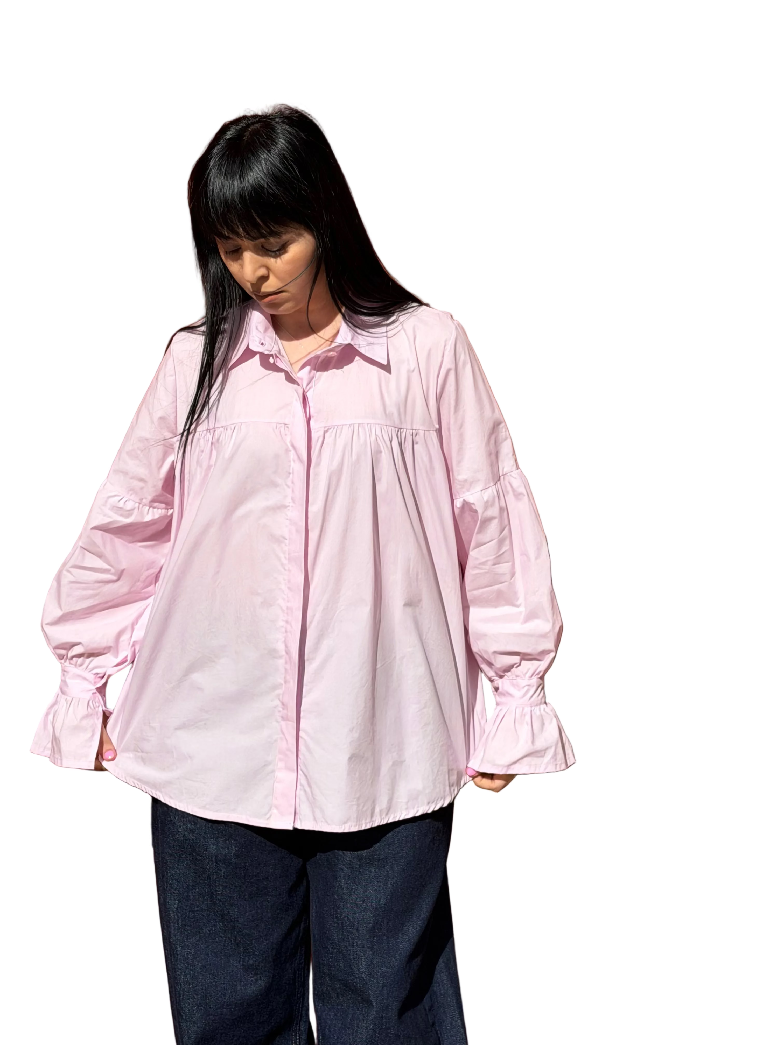 Camicia Polsino Volant